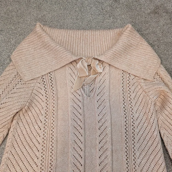 Women's Cream Sweater - Picture 5 of 8